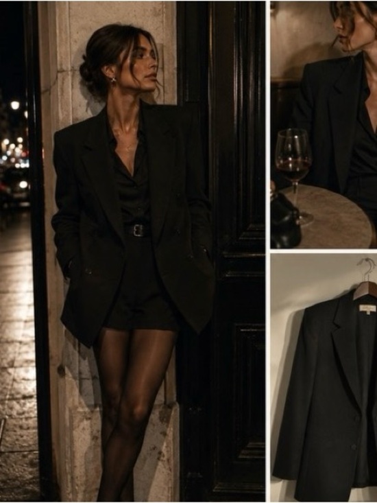 L'Academie Jackets & Blazers - L’ACADEMIE BLAZER WITH SHOULDER PADS